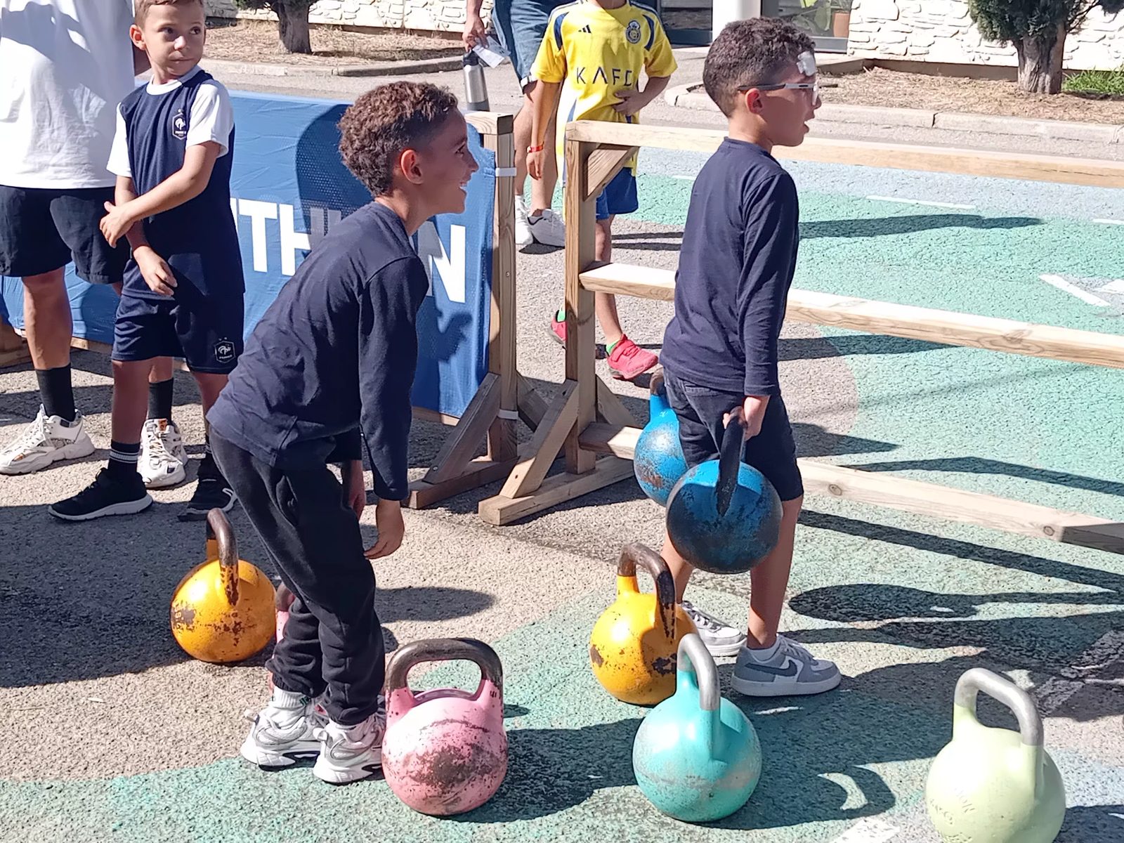 Initiation au kettlebell sport pour les plus jeunes